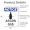Signmission Argon Gas Sign, Vinyl Decal, 10in W x 14in L, 2PK OS-2PACK-NS-D-1014-V-10174 - alternate 4